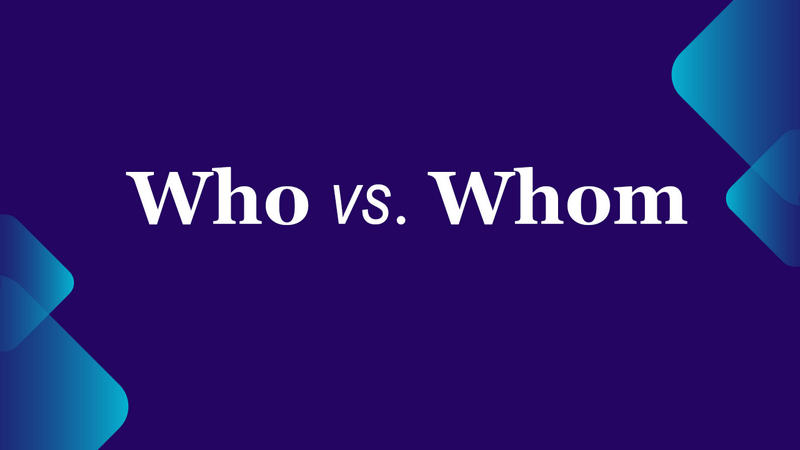 Who vs Whom